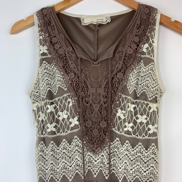 Anthropologie Areve Crochet Knit Dress Size Small - Picture 2 of 8